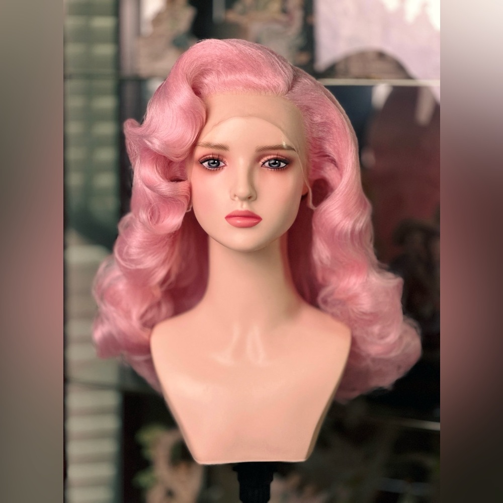 Vixen Pastel Pink Lacefront Wig